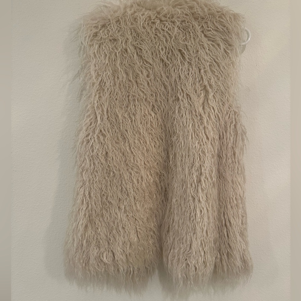Forever 21 Cream Teddy Vest View 4